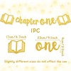 Chapter One Banner Sign A New Chapter Begins Book Reading