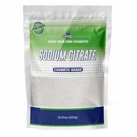 Myoc Cosmetic Grade Sodium Citrate – pH Adjuster & Buffering Agent for Skincare, Personal Care, and DIY Formulations - 16 Oz / 453g
