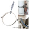 OTOTEC 4PCS Stainless Steel Pipe Clamp Pipe Brackets Clips Adjustable