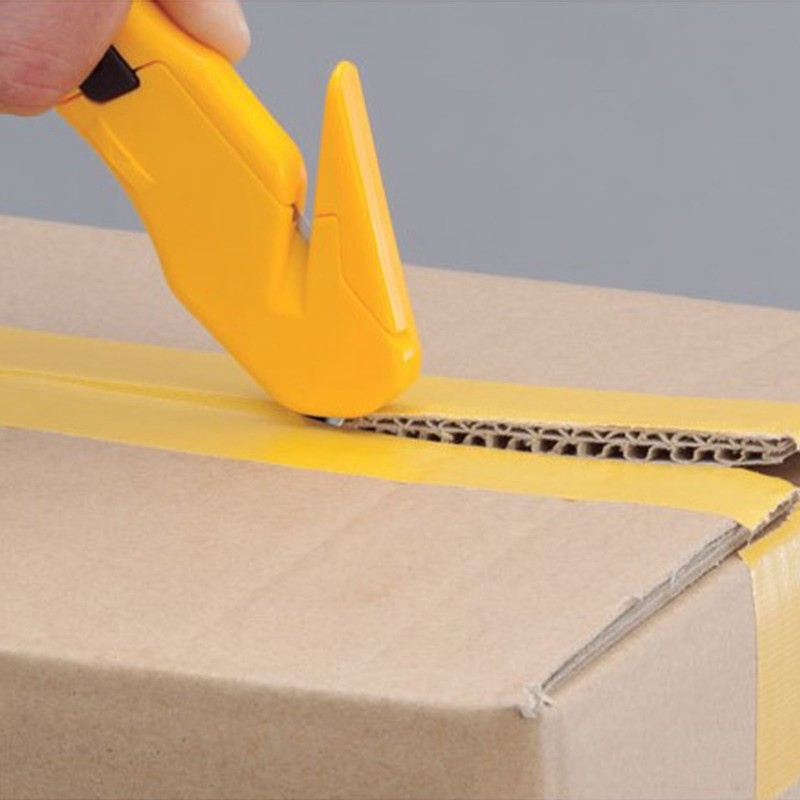Box Cutter Concealed Blade Design Safety Cardboard Cutter Box Opener