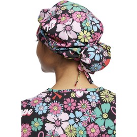 Dickies Men & Women Bouffant Scrubs Hat DK514, One Size, Love Hope Heal