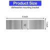 𝙐𝙥𝙜𝙧𝙖𝙙𝙚𝙙 Granite Dishwasher Mounting Brackets Replacement Dishwasher Installation Bracket on