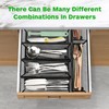 QIUKUN Silverware Drawer Organizer, Silverware Organizer for Drawer, Utensil Organizer