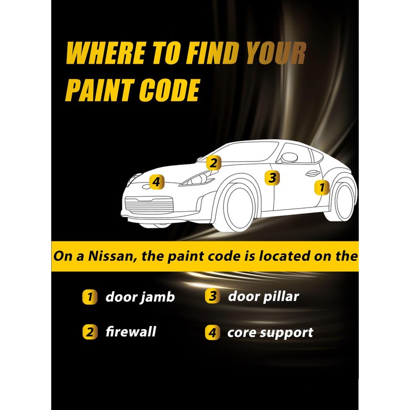 Scarlet Ember(NBL) Touch Up Paint Compatible with Nissan, Exact Match