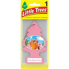 LITTLE TREES Car Air Freshener | Hanging Paper Tree for Home or Car | Cherry Blossom Honey | 6 Pack