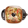 BELLA Electric Ceramic Titanium Skillet, Roast, Fry and Steam, Healthy-Eco