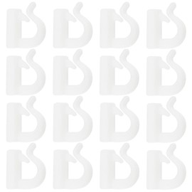 Micro Traders 150Pcs Quick Change Spinner Clevis U-Clip Crawler Harness Clamp for Fishing Blades and Spoons Accessories 7.87x7x0.5mm White