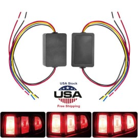 Unbranded Universal 3-Step Sequential Chase Flash Module Boxes For Car Turn Signal Light
