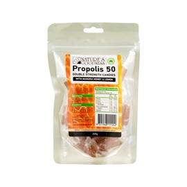 Nature's Goodness Propolis Candies 50mg Double Strength Candies with Honey & Lemon 200g