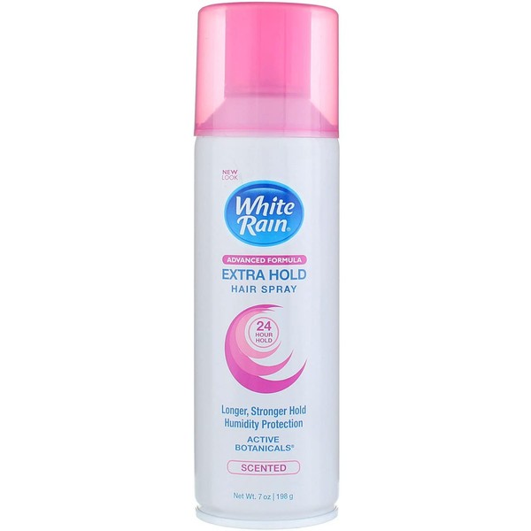 White Rain Hair Spray Aerosol Extra Hold 7 Ounces (Value Pack of 4)