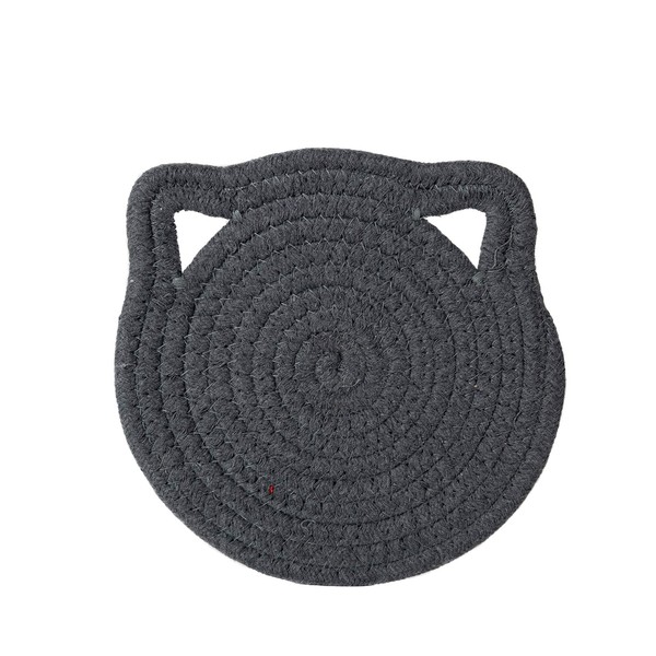 FUN LAVIE Hot Pads Trivits for Table Cat Shape Thread