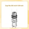 8pcs 3/8 Inch NPT Brass Pipe Cap, Brass Pipe Fitting