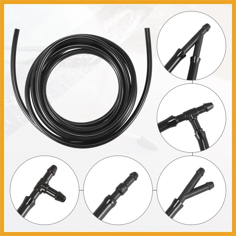 Partuto Front Windshield Washer Hose Kit Fit for Toyota 4Runner