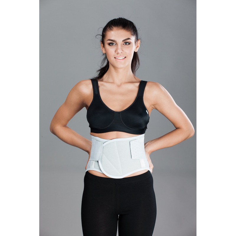 LOREY-LU10077 Breathable Back Support Elastic Mesh Size L Colour Silver