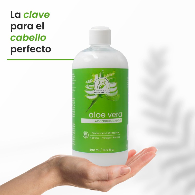 Acondicionador Con Aloe Vera Productos Mart Mexico 500 Ml
