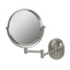 SeeAll JNSA897 Non-Lighted 8" Diameter Wall Mounted Make Up Mirror