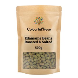 Edamame Beans Roasted & Salted 500g by Colourful Trees