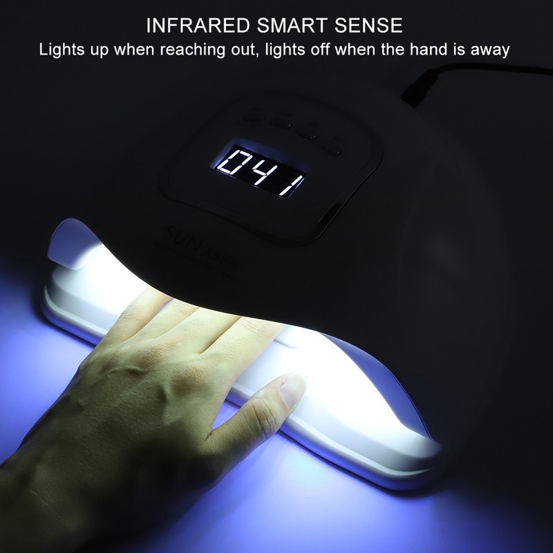 150W Nail Art Lamp Dryer Fast Drying Gel Polish Curing