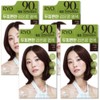 Ryo Scalp Comfortable Black Bean Dye 4.0 Deep Brown 120g 4pcs / 려 두피편한 검은콩 염색 4.0 딥브라운 120g 4개