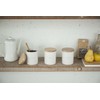 Yamazaki Industries 3426 Toska Sugar Storage Container, Ceramic Canister, White