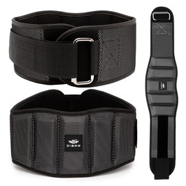 DIBAR Weight Lifting Belt for Men and Women, Weight Lifting Gym Belt, Fitness Back Support Belt, Gym Belt, Increases Intensity, Safety and Comfort for Strength Training