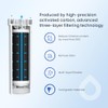 GLACIER FRESH Water Filter Compatible with XWFE (Built-in CHIP), Replacement