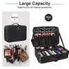 Relavel Makeup Train Case 3 Layer Large Size Professional Cosmetic