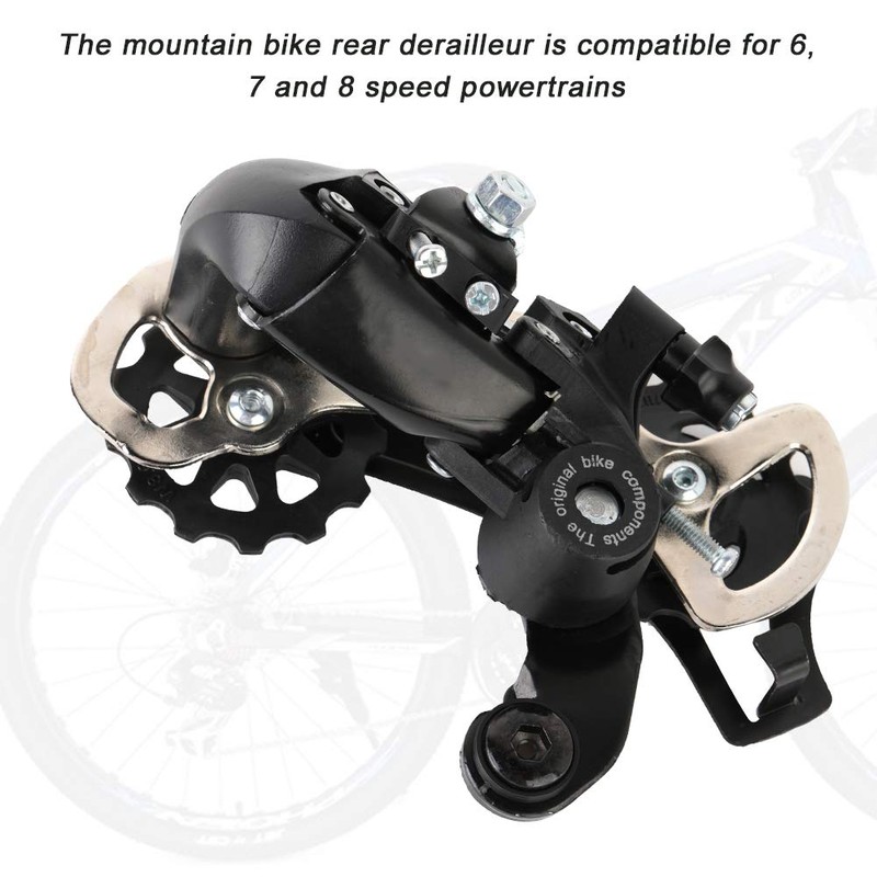 Bike Rear Derailleur, High Precision Metal Bicycle Rear Wheel Derailleur,