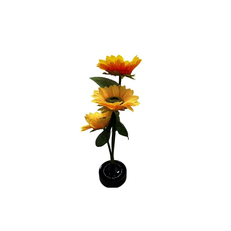 Solar Flower Lights - Sunflower Solar Lights Outdoor Waterproof for