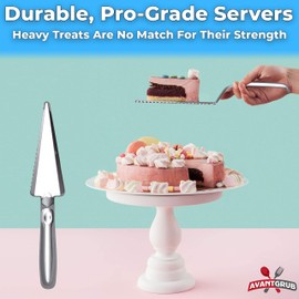 Servidores de postre reciclables de 10 pulgadas, paquete de 12 unidades Perfecto para servir pasteles, pasteles y pizza. Los mejores cortadores de plástico desechables para una boda o fiesta de