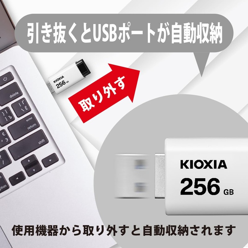KIOXIA KLU304A128GK Former Toshiba Memory USB Flash Drive 128GB USB