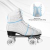 Roller Skates for Women with PU Leather High-top Double Row