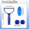 MAEXUS Massage Roller, Massage Roller with Handle Set, Interchangeable Hedgehog