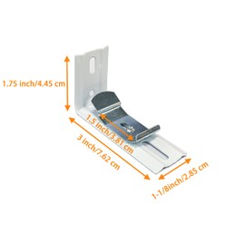 AuRiver 6 pcs Vertical Blind L Bracket Vertical Blind Bracket Clips 3 inch Length for Vertical Blinds with Headrail Width 1-1/2"(38mm) Bracket Clips Outside Mounting