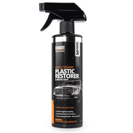 Cerakote Rapid Ceramic Plastic Restorer and Protectant - 50 Wash Rating - Protects New Trim - Restores Faded Plastic - Non-Greasy Finish - Ceramic Spray Coating for Cars and Trucks
