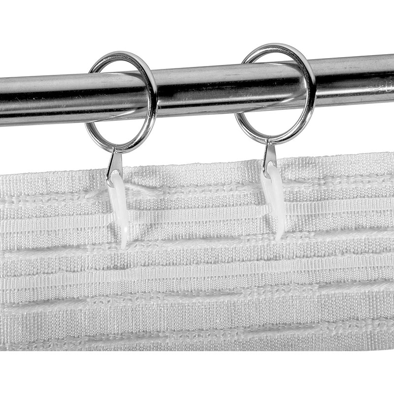 White Plastic Curtain Hooks for Door Curtain,Window Curtain,Curtain Header Tape