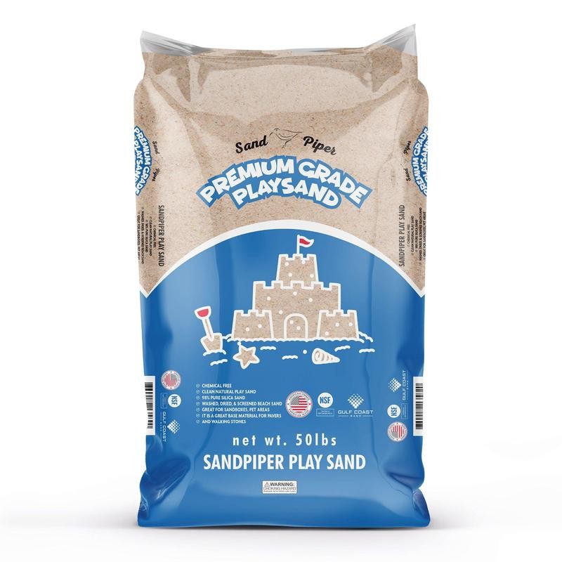 SandPiper 50 Pound Premium Grade Multi-Use Play Sand with Chemical