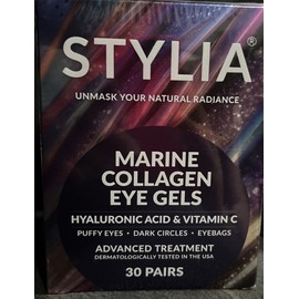 Stylia 30 Pairs Marine Collagen Under Eye Gels- Puffy, Dark Circles 6 Available