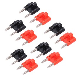 BRDI Dual Banana Plug, High Conductivity Double Banana Socket High Precision Technology for Electronic Musical Instruments