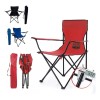 Silla Para Acampar Playa Y Pesca Plegable Portatil Con Funda