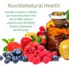 Nuvida High Strength Cranberry Tablets for UTI, Cystitis & Urinary