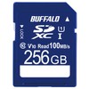 Buffalo SD Card 256GB 100MB/s UHS-1 Speed Class 1 Supports