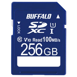 Buffalo SD Card 256GB 100MB/s UHS-1 Speed Class 1 Supports VideoSpeedClass 10 IPX7 Full HD Data Recovery Service RSDC-256U11HA/N