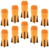 EKIND 10-Pack Mega Missile Refill for Toy Rocket Launcher, Foam