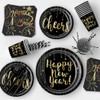 Happy New Year Eve Party Supplies Nye Decorations 2025 Tableware,
