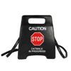 Caution Stop Sign Catwalk in Progress Funny Purse Messenger Bag