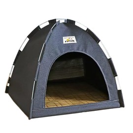 GZHOUTTL Cat Houses/Bed for Indoor Cats Outdoor Pet Supplies, Pop Up Waterproof Cat Tent Foldable House No Assemble Cat Nest Cave,Tent for Cat, Small Dogs and Bunny (Grey, Small)