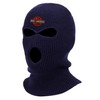 Biker Highly Dangerous Embroidered Three Hole Ski Mask Balaclava (Navy