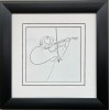 Al Hirschfeld "Isaac Stern 1989" CUSTOM FRAMED ART Caricature Music