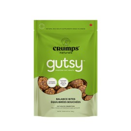 CRUMPS NATURALS Gutsy-Balance Bites 10oz/284g, Dog Treats,Supplements